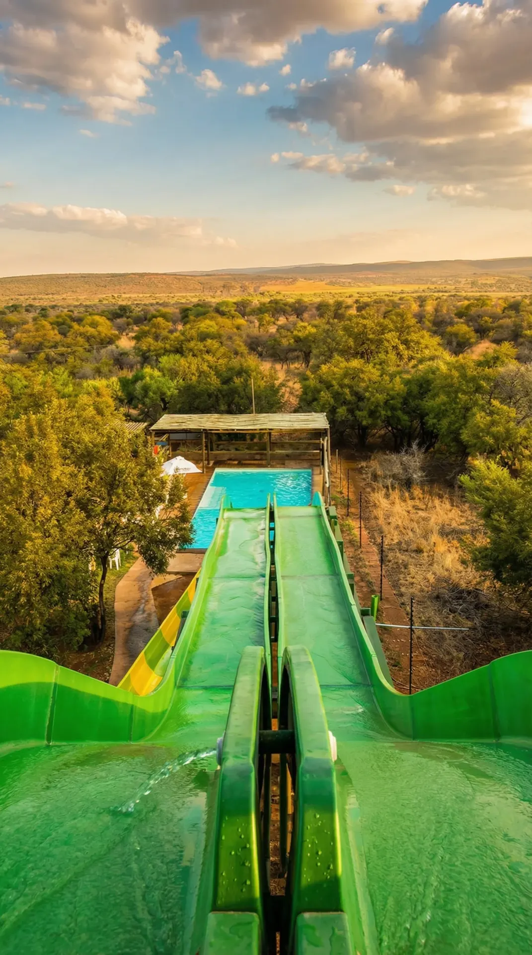 45m Super Tube water slide in Groot Marico