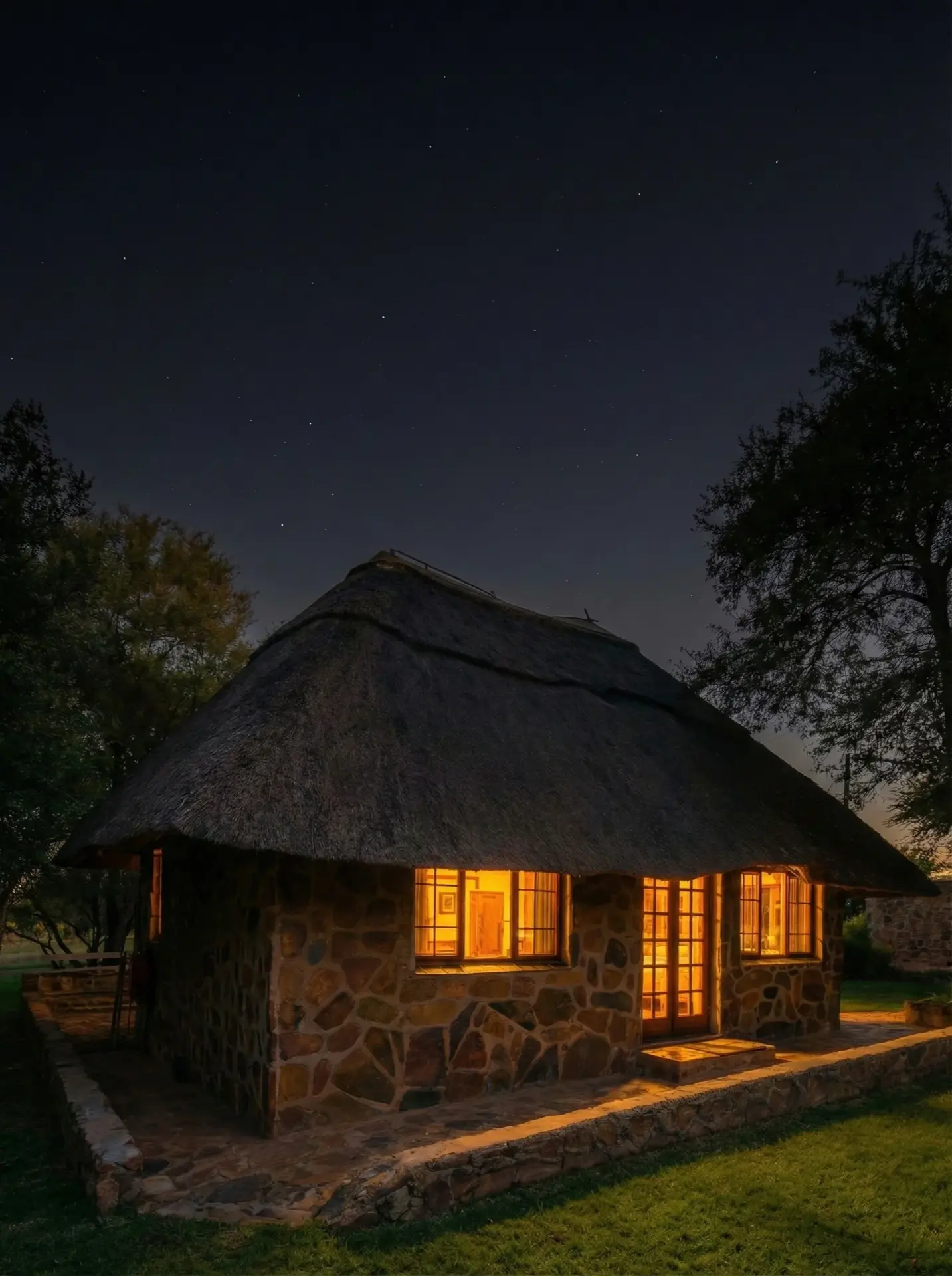Solar Luxury - Rocking Giraffe Bush Lodge North West